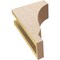 Ekena Millwork 4"W x 8"D x 12"H Classic Moab Rough Cedar Woodgrain TimberThane Corbel, Primed Tan CORUR04X08X12MOARCPR - alternate 6